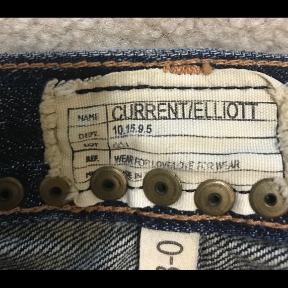 Current Elliott gold studded jeans - Picture 6 of 15